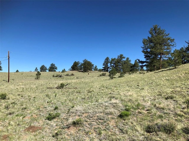 view of landscape featuring a rural view