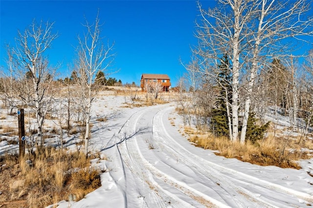 view of road