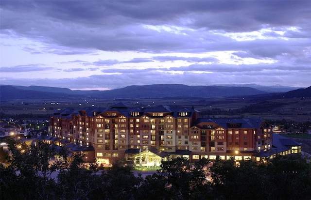 view of city with a mountain view