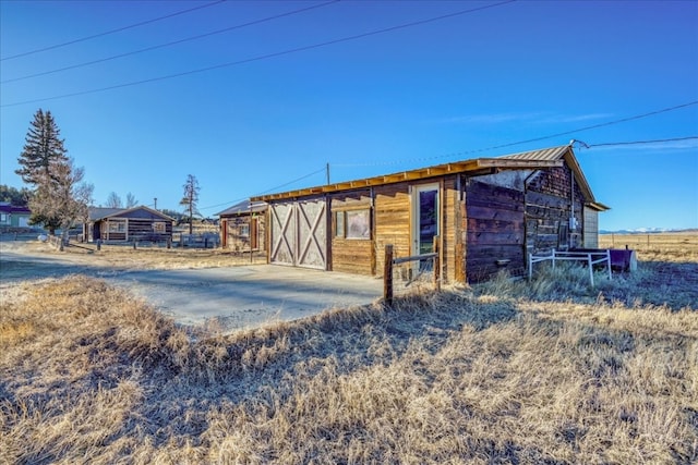 view of outbuilding