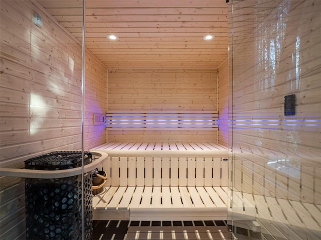 view of sauna / steam room