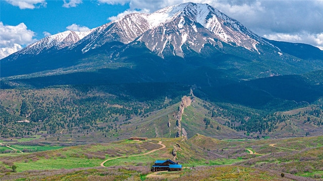 view of mountain feature