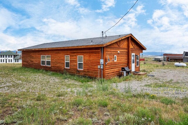 view of rear view of property