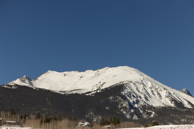 view of mountain feature