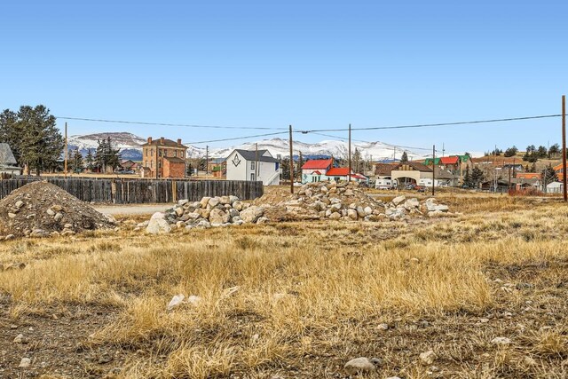 525 Castello Ave, Fairplay, CO 80440 - view of yard with fence and a mountain view