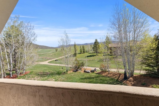 40924 Purple Sage St, Steamboat Springs, CO 80487 - view of yard with a mountain view and a view of rural / pastoral area