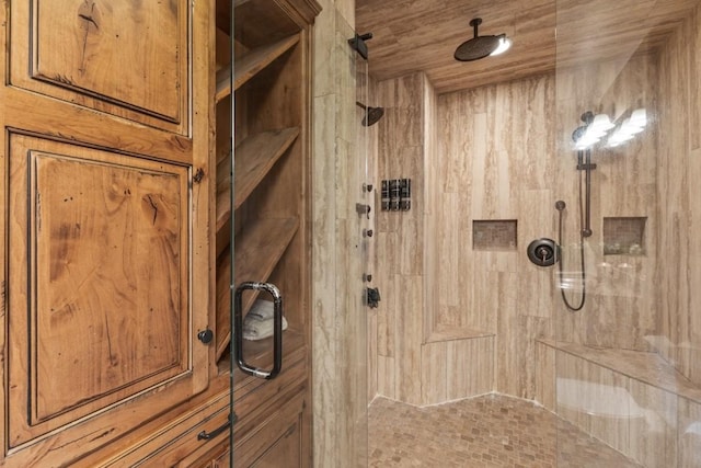 40924 Purple Sage St, Steamboat Springs, CO 80487 - bathroom with tiled shower
