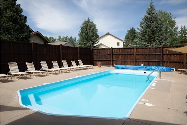32 Sequoia Court -, Steamboat Springs, CO 80487 - view of pool with a patio area, a fenced in pool, and fence