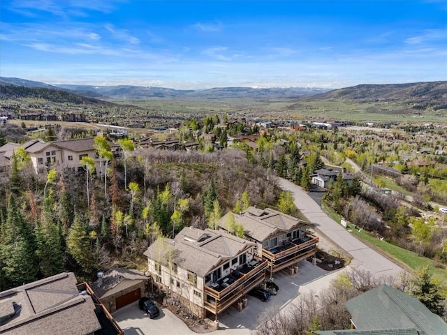 2137 Overlook Ln Unit 104, Steamboat Springs, CO 80487 - aerial perspective of suburban area with a mountain backdrop