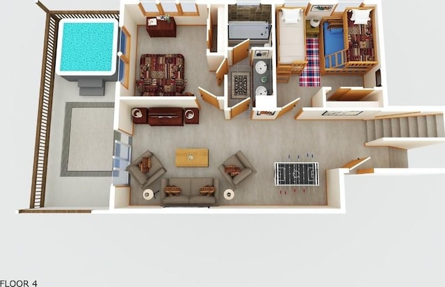 2137 Overlook Ln Unit 104, Steamboat Springs, CO 80487 - floor plan / room layout