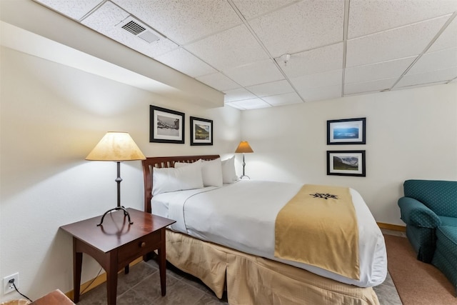 502 Northstar Dr Unit 1947, Keystone, CO 80435 - bedroom featuring a drop ceiling and baseboards