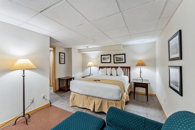 502 Northstar Dr Unit 1947, Keystone, CO 80435 - tiled bedroom with a drop ceiling and baseboards