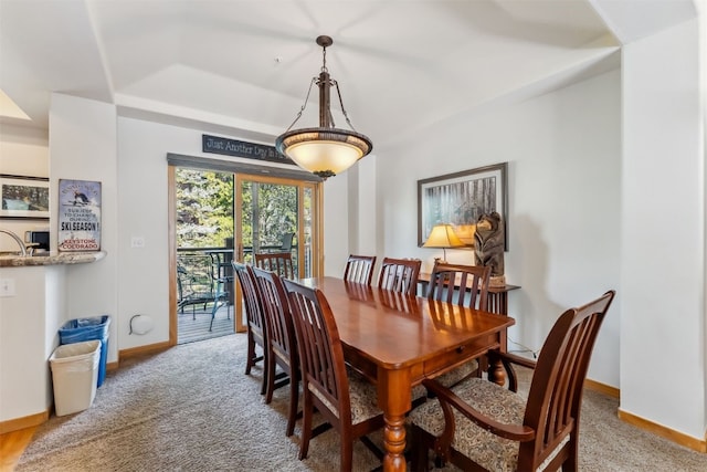 502 Northstar Dr Unit 1947, Keystone, CO 80435 - carpeted dining room with baseboards and a tray ceiling