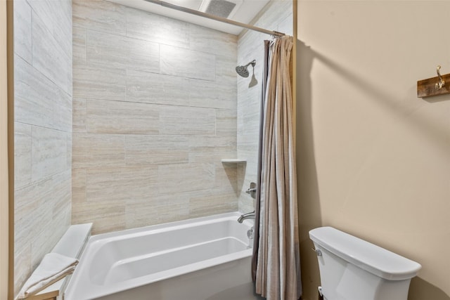102 Lake Ridge Cir Unit 1887, Keystone, CO 80435 - bathroom with shower / bath combo with shower curtain and toilet