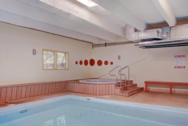 view of basement