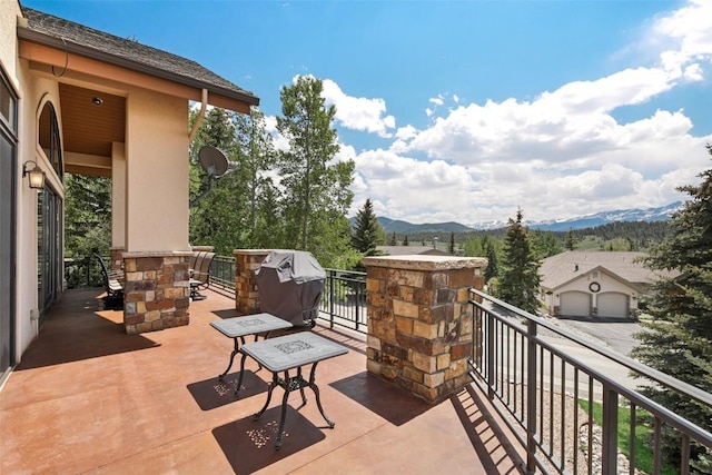 17 James Ct, Dillon, CO 80435 - patio / terrace with a mountain view and grilling area