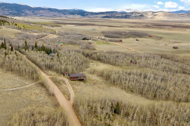 2349 Michigan Hill Rd, Jefferson, CO 80456 - aerial view of property's location featuring rural landscape and mountains