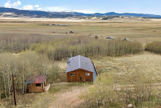 2349 Michigan Hill Rd, Jefferson, CO 80456 - aerial view of sparsely populated area with mountains