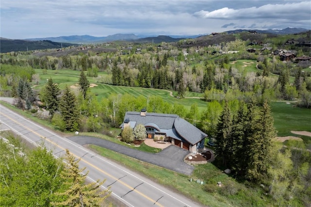 1115 Steamboat Blvd, Steamboat Springs, CO 80487 - view from above of property with mountains
