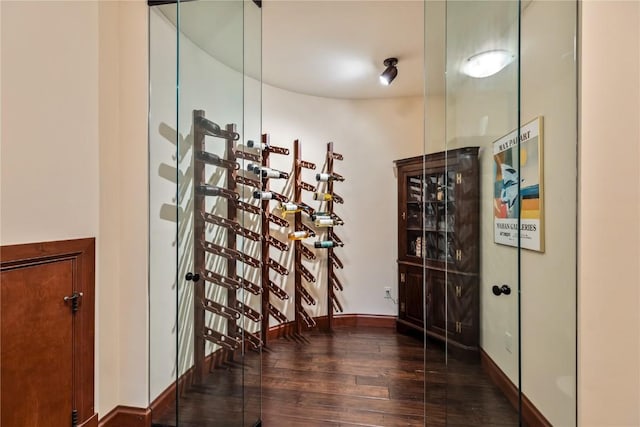1115 Steamboat Blvd, Steamboat Springs, CO 80487 - wine cellar featuring wood finished floors and baseboards