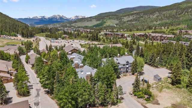 1207 W Keystone Rd Unit 2701, Keystone, CO 80435 - aerial perspective of suburban area featuring a mountain backdrop