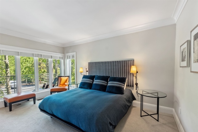 1207 W Keystone Rd Unit 2701, Keystone, CO 80435 - carpeted bedroom with crown molding
