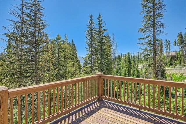 91795 Ryan Gulch Rd, Silverthorne, CO 80498 - view of wooden deck