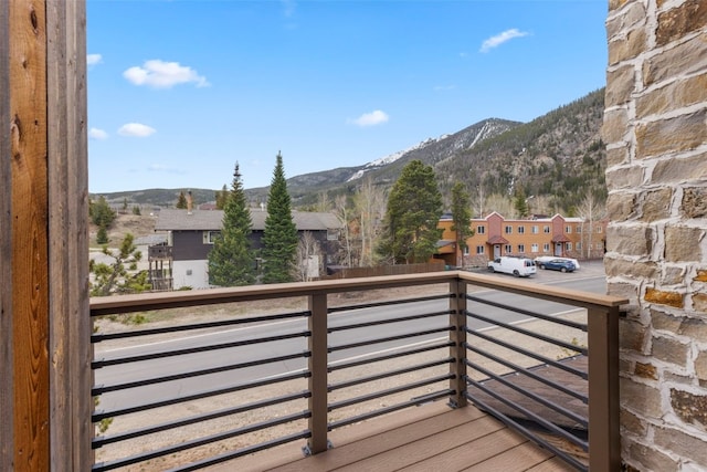 317 Granite St Unit 5, Frisco, CO 80443 - balcony with a mountain view and a residential view