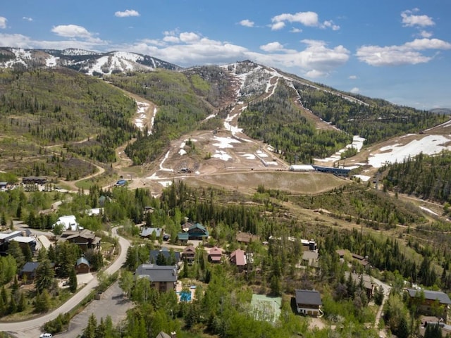 2883 Burgess Creek Rd Unit 203, Steamboat Springs, CO 80487 - aerial overview of property's location with a mountainous background