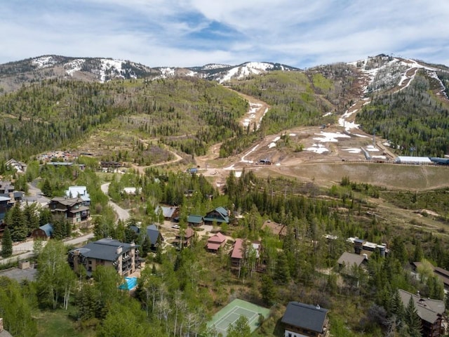 2883 Burgess Creek Rd Unit 203, Steamboat Springs, CO 80487 - aerial view of property's location with a mountain backdrop
