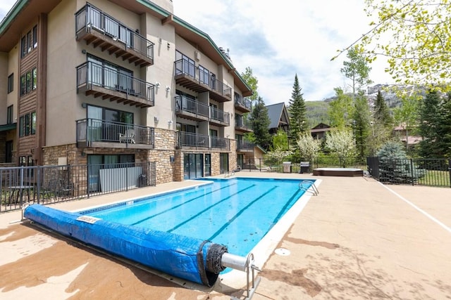 2883 Burgess Creek Rd Unit 203, Steamboat Springs, CO 80487 - community pool with fence