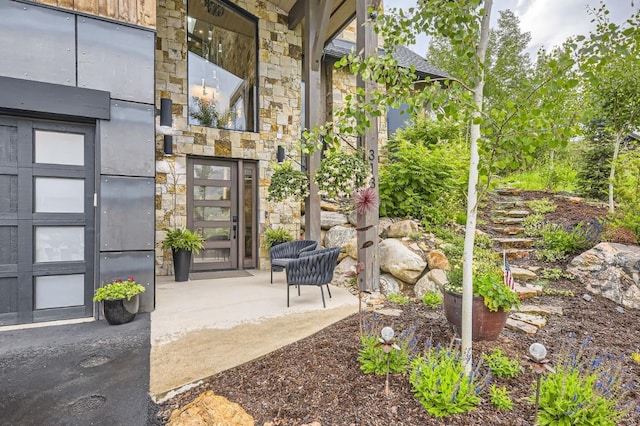 313 Raven Golf Ln, Silverthorne, CO 80498 - doorway to property with stone siding