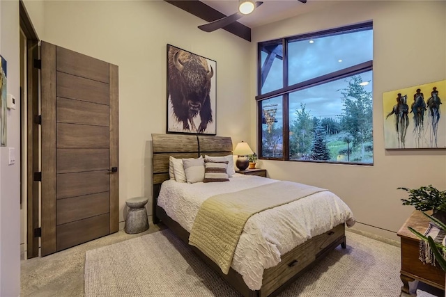 313 Raven Golf Ln, Silverthorne, CO 80498 - carpeted bedroom featuring a ceiling fan