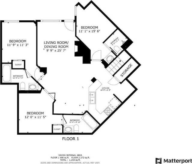 2800 Village Dr Unit 1302, Steamboat Springs, CO 80487 - home floor plan