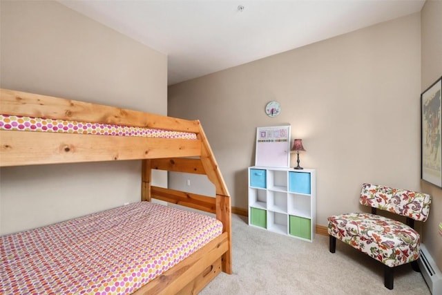 129 Tip Top Trl Unit 6543, Keystone, CO 80435 - bedroom featuring a baseboard heating unit and carpet flooring