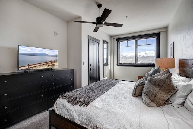 1891 Ski Hill Rd Unit 7404, Breckenridge, CO 80424 - bedroom with ceiling fan