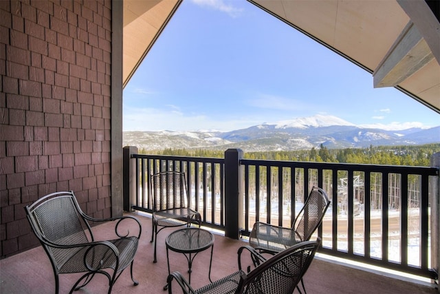 1891 Ski Hill Rd Unit 7404, Breckenridge, CO 80424 - balcony with a mountain view