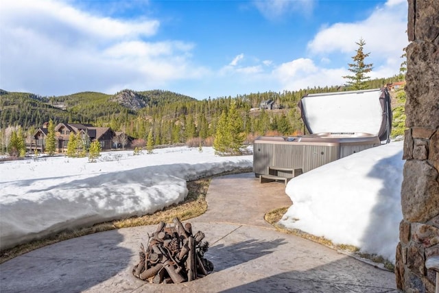 174 Sage Dr, Breckenridge, CO 80424 - view of yard featuring a forest view and a mountain view