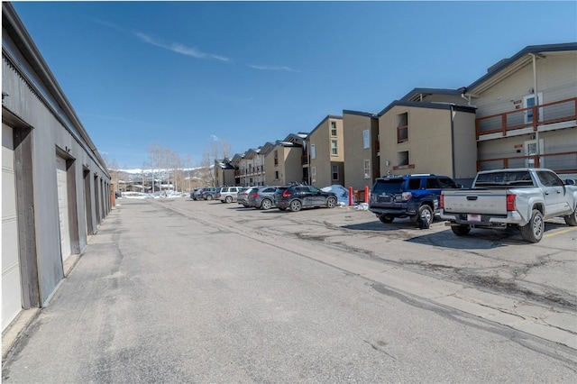 view of street featuring a residential view