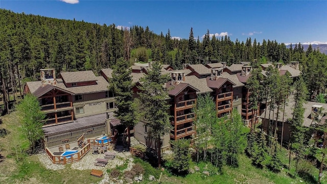 107 Ski Watch Rd Unit 432, Breckenridge, CO 80424 - drone / aerial view of a heavily wooded area