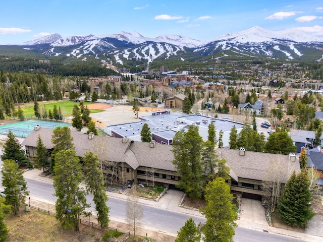 311 S High St Unit 108, Breckenridge, CO 80424 - drone / aerial view of a mountain backdrop