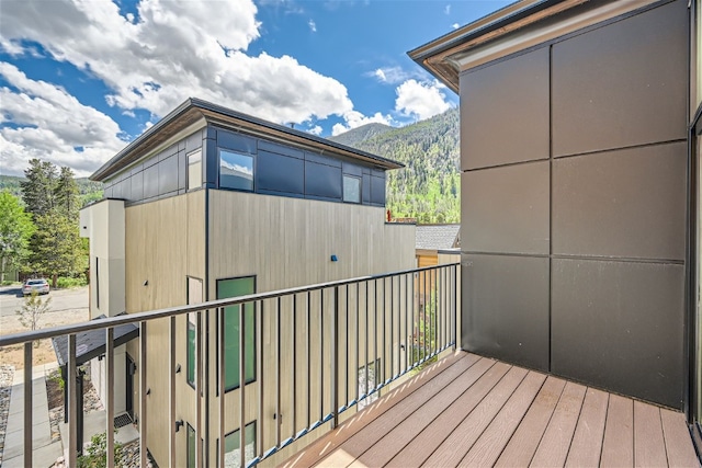 234 Frisco Aly Unit D, Frisco, CO 80443 - wooden deck with a mountain view