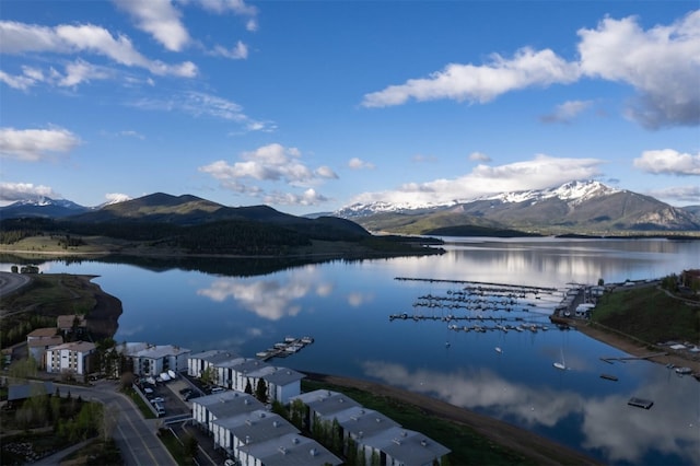 576 Tenderfoot St Unit 163, Dillon, CO 80435 - water view with a mountainous background