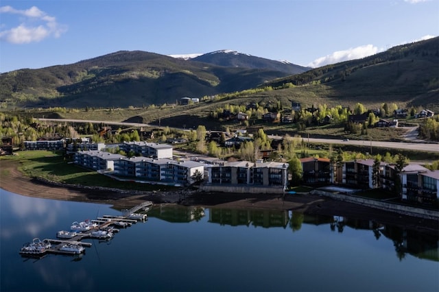 576 Tenderfoot St Unit 163, Dillon, CO 80435 - view of mountain background featuring a nearby body of water