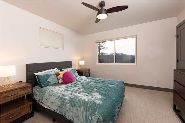 260 N Fuller Placer Rd, Breckenridge, CO 80424 - carpeted bedroom with baseboards and ceiling fan
