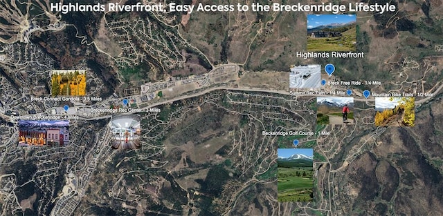 350 Stan Miller Unit 100, Breckenridge, CO 80424 - aerial view of property's location