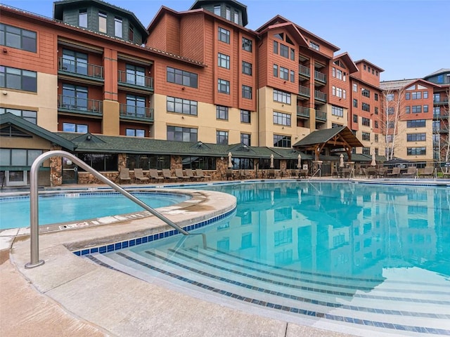 view of pool