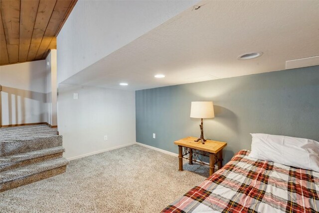 2915 Chinook Ln Unit B22, Steamboat Springs, CO 80487 - carpeted bedroom with recessed lighting and baseboards