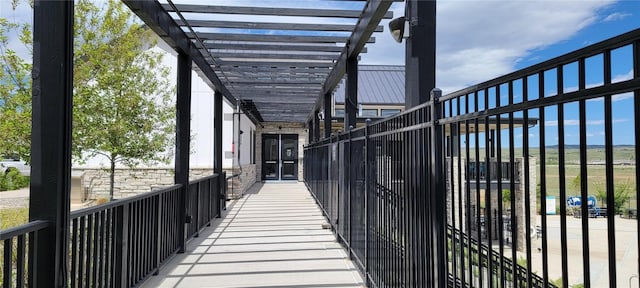 9279 Merino Ct # B, Littleton, CO 80125 - view of patio with a pergola