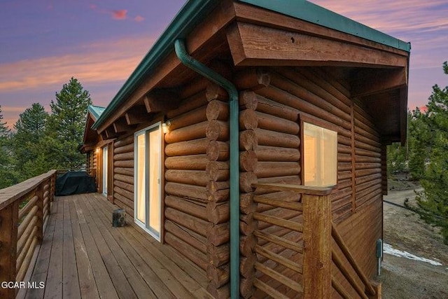 90 Gcr 864, Tabernash, CO 80478 - view of side of property featuring a deck and log siding